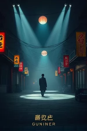 《长街短梦》封面，清晨长街与推着早餐车的人